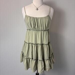 Aeropostale Women's Size Small light green babydoll mini dress